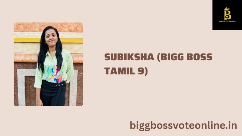 Subiksha (Bigg Boss Tamil 9)