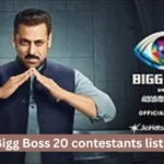 Bigg Boss 20 contestants list