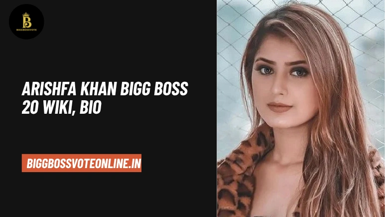 Arishfa Khan Bigg Boss 20